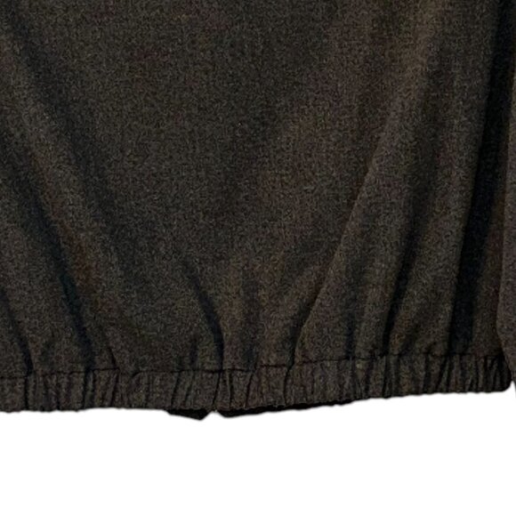 Kid's Zara Grey Bomber Jacket Zip Front‎ Cropped Elastic Hem Pockets Size 13/14 - Picture 6 of 9